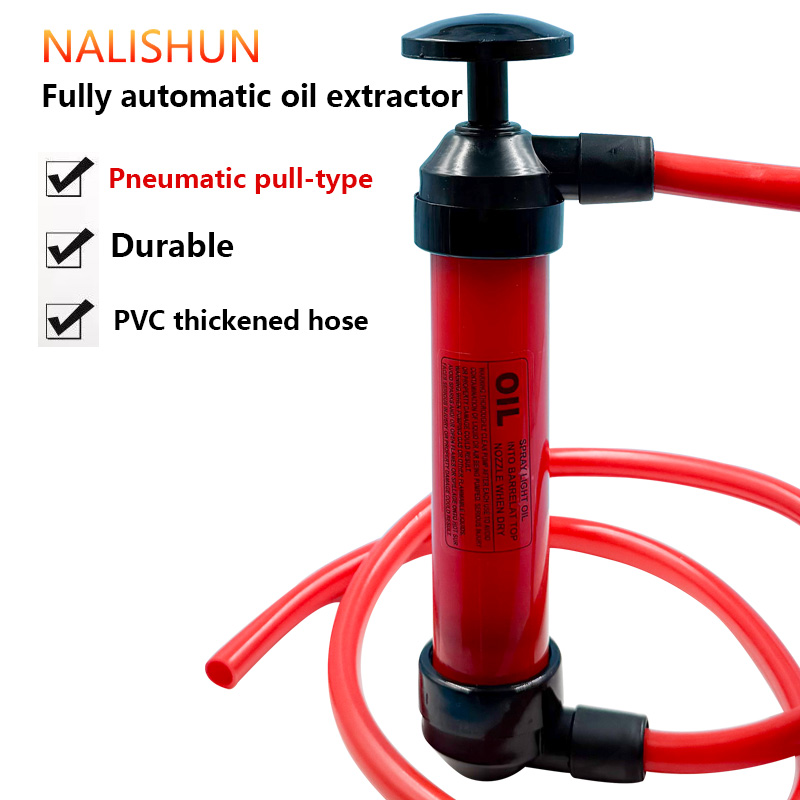 Portable Manual Pump Oil Siphon Hand Suction High Quality Inflatable Tube Hose Liquid Petrol Gas Transfer Car Accessories
