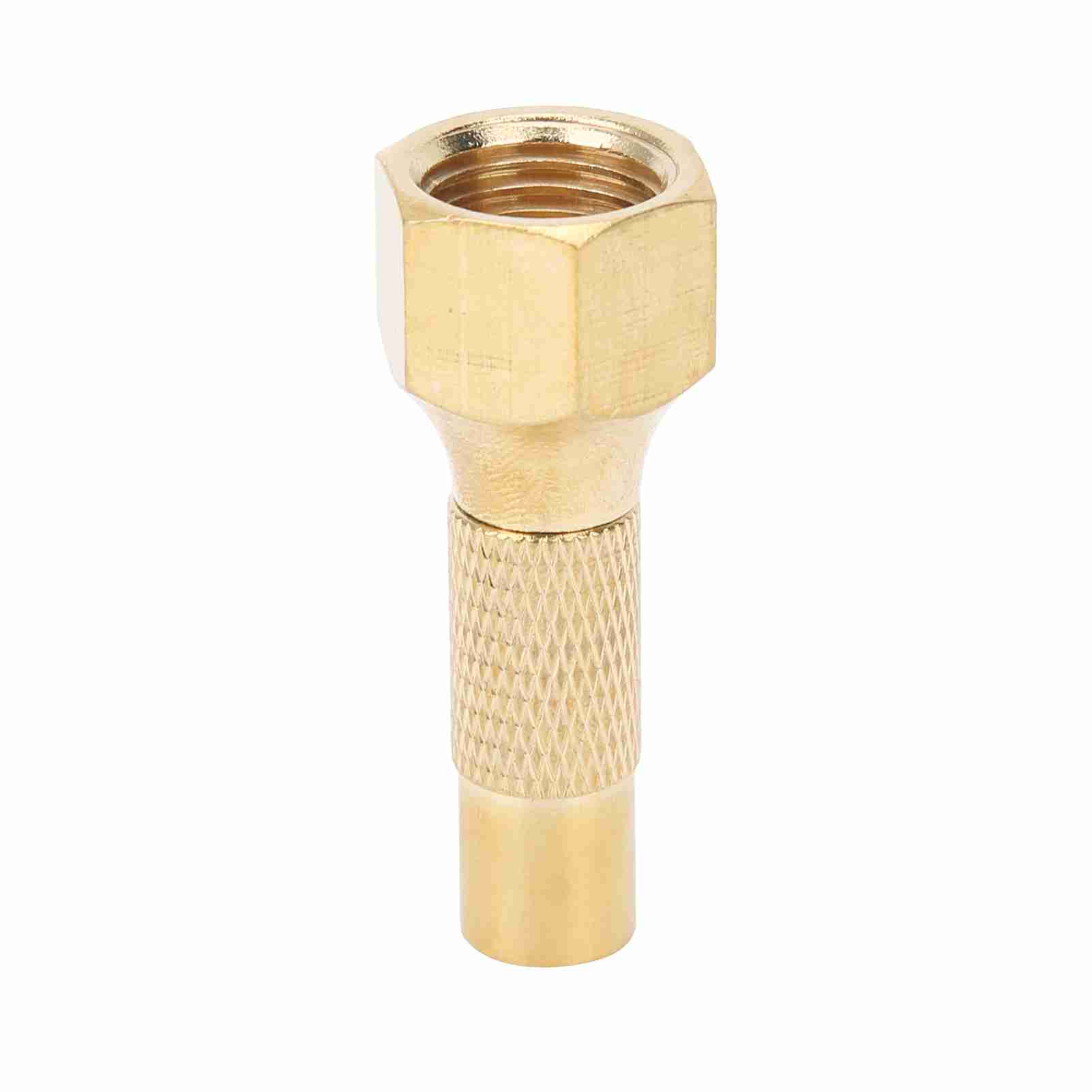 Twist-On Air Chucks Portable Brass Tyre Inflation Valve 1/4in NPT Internal Thread for Car Bike Motorcycle Tire Inflate Tool new