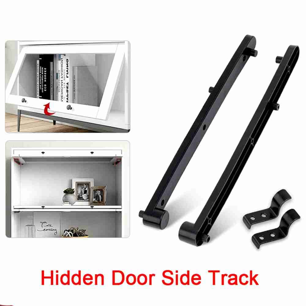 flip-up door plastic rail door side rail cabinet bookcase locker door accessories