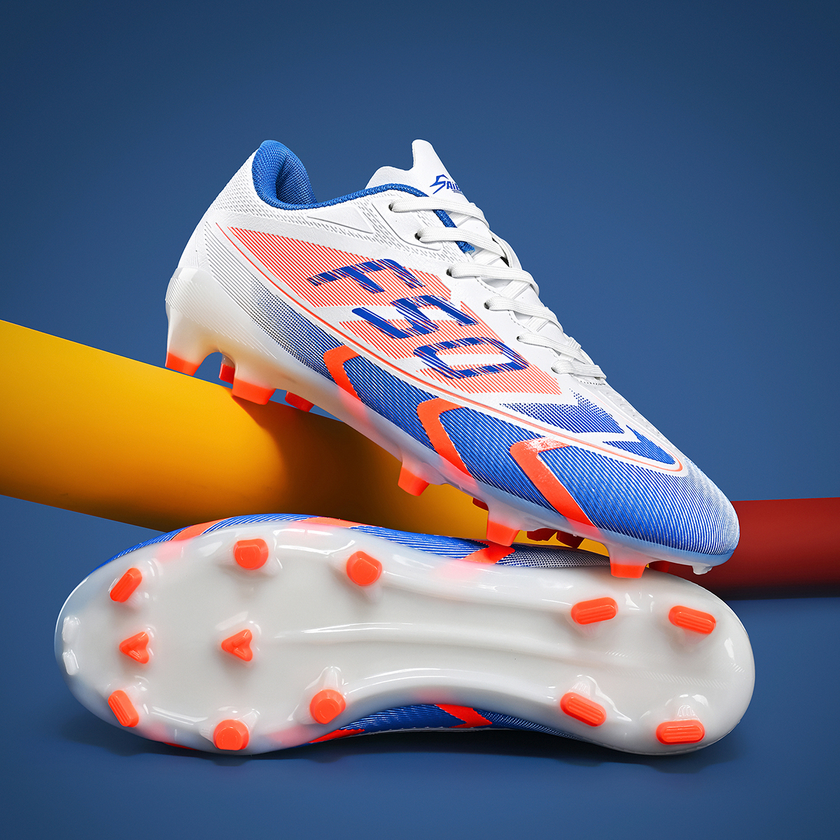 Football boots T&FG/AG unisex style breathable, anti-slip and wear-resistant competition special training preferred football