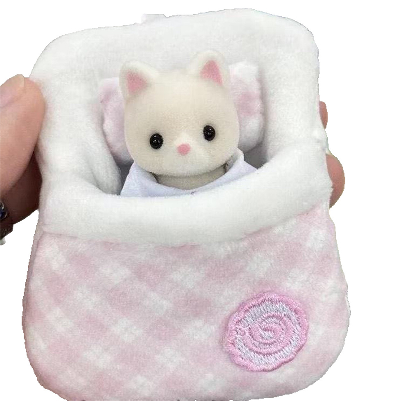 2026 New Sale Mini Doll Sleeping Bag Doll Small Quilt New Cute Plush Anime Animal Doll Four-Leaf Clover Quilt