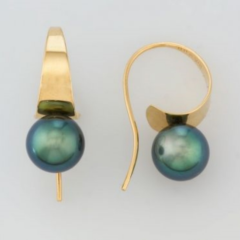 Fashion Gold Color Niche Geometry Imitation Pearl Earrings For Women New Custom Jewelry