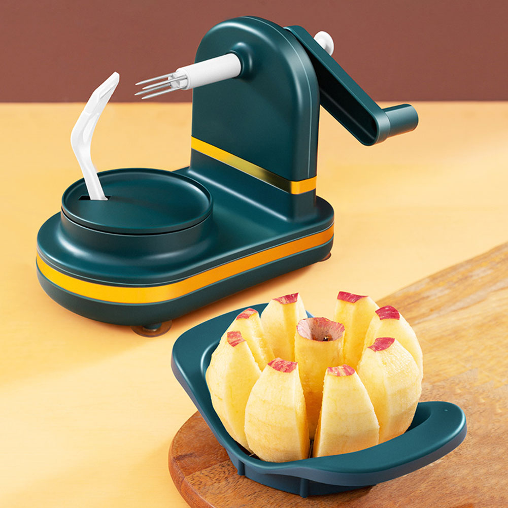 Manual Apple Peeler Multifunctional with Stainless Steel Blades Hand Crank Fruit Peeler Food Peeling Machine for Kitchen Gadgets
