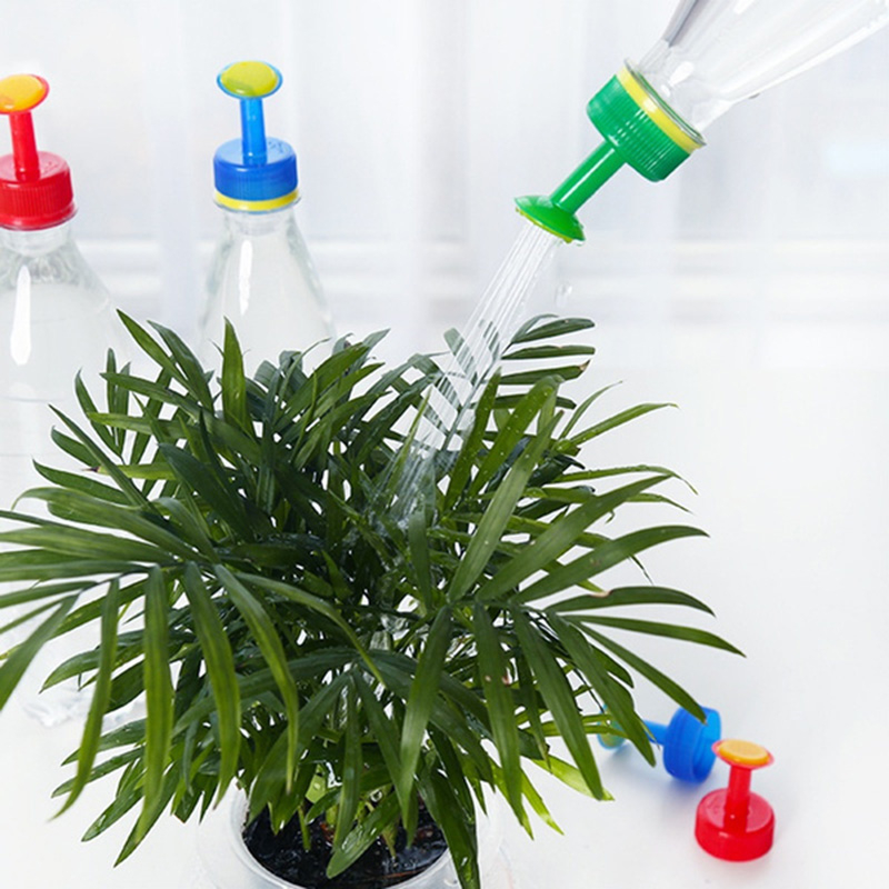 Bottle Cap Sprinkler Portable Plastic Plant Nozzles Garden Plant Watering Sprayers DIY Irrigation Head Indoor Outdoor Water Cans