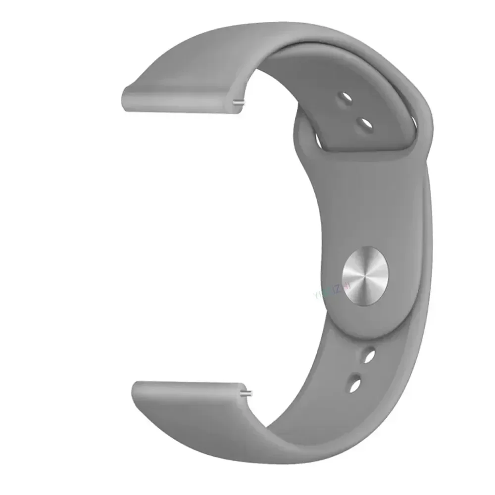 Silicone strap For watch 6/5/5 pro/4/Classic/Active 2/Gear S3 20mm 22mm sport bracelet watch 7 GT 4