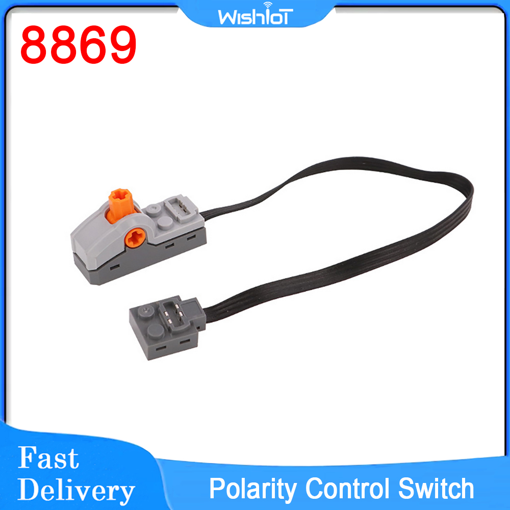 Technical Power Fucntions Parts Polarity Current Control Switch 8869 for MOC Building Blocks For LED power strip Motor