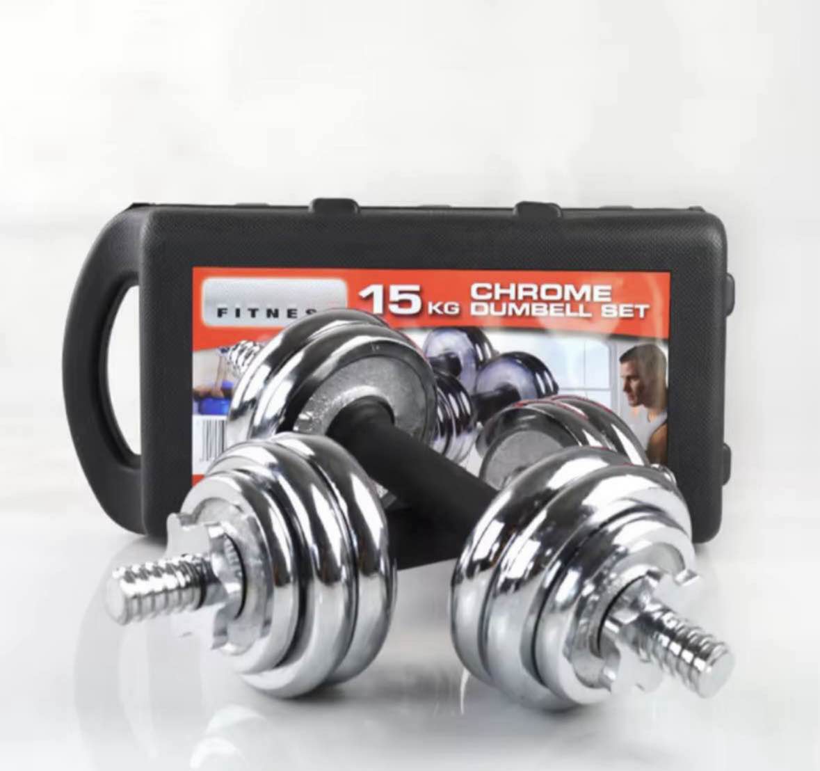 15kg,20kg,30kg York Dumbell Set With Bar And Connector