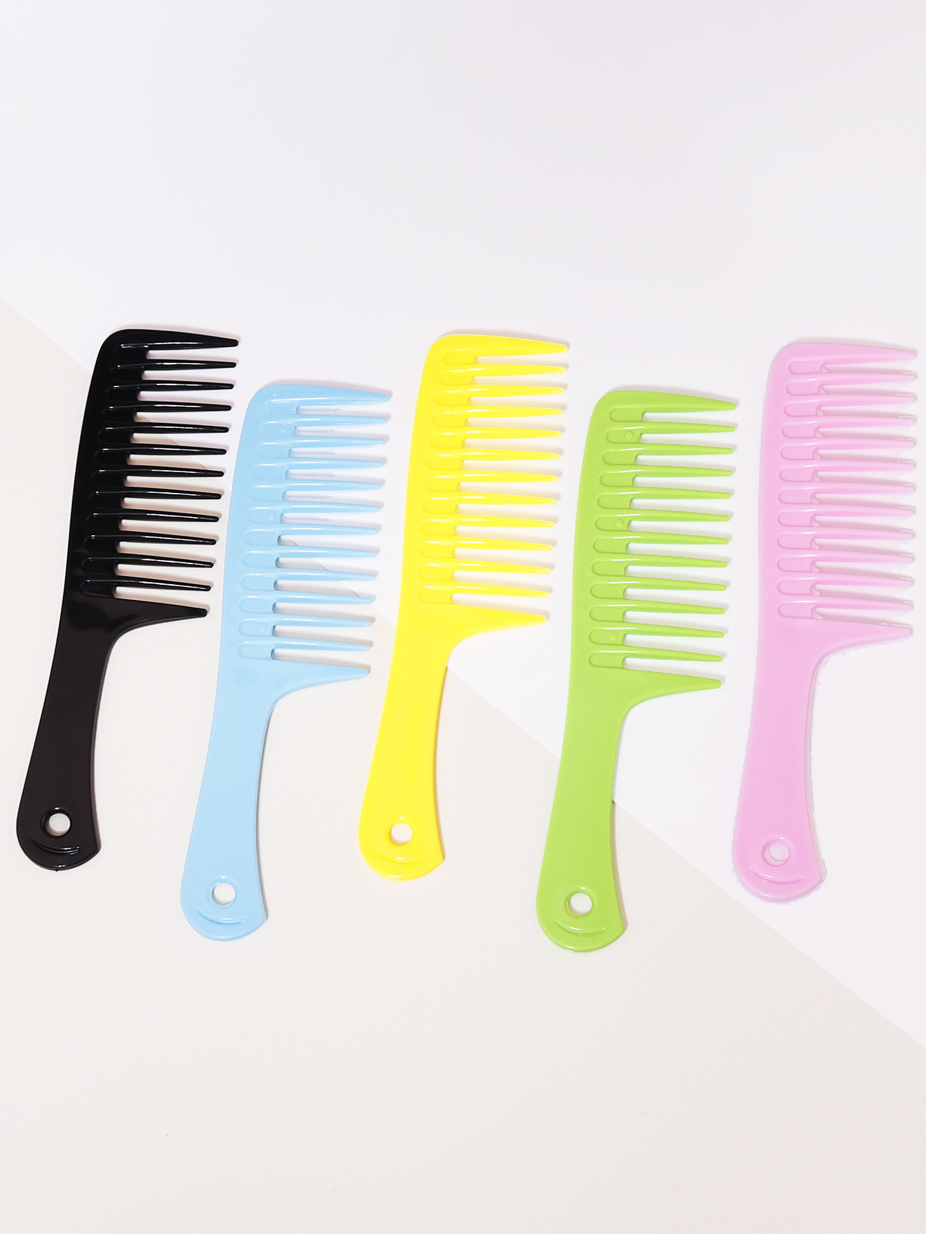1pc plastic anti-static hair comb heat-resistant curling hair comb professional salon styling comb Special for real hair