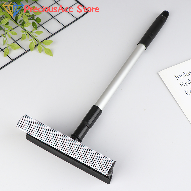 1Pc Squeegee Car Window Cleaner Single Section Pole /Retractable Pole Cleaning Window Brush Glass Squeegee Car Cleaning Tools