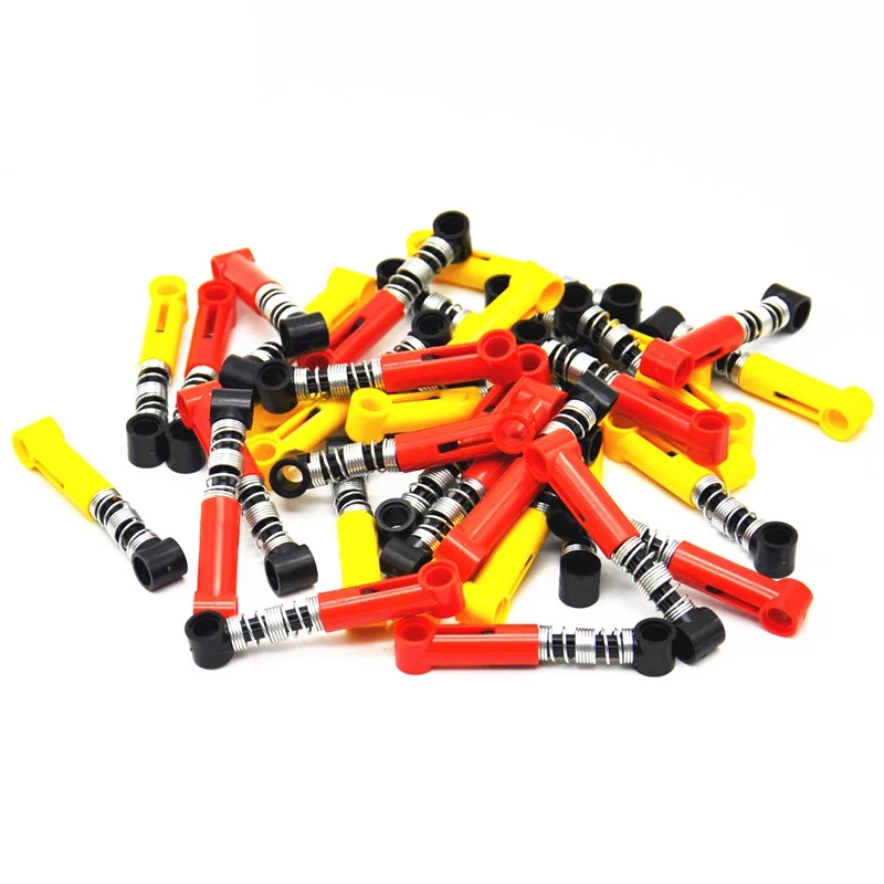 Soft/Hard Spring Shock Arm MOC Building Blocks Shock-absorbing Arm Technological Bricks DIY Toys Parts For 76537 95292 2909