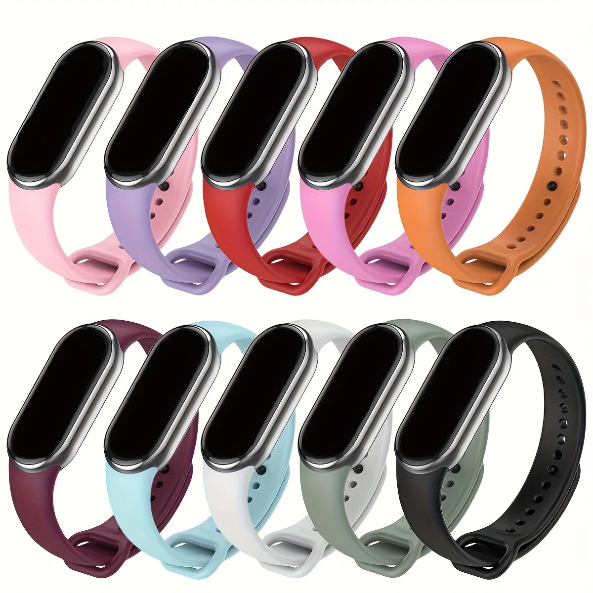 Sport Watch band For Mi band 10-NFC Strap miband 9 8 Replacement Bracelet waterproof correa smart mi band 10 Accessories