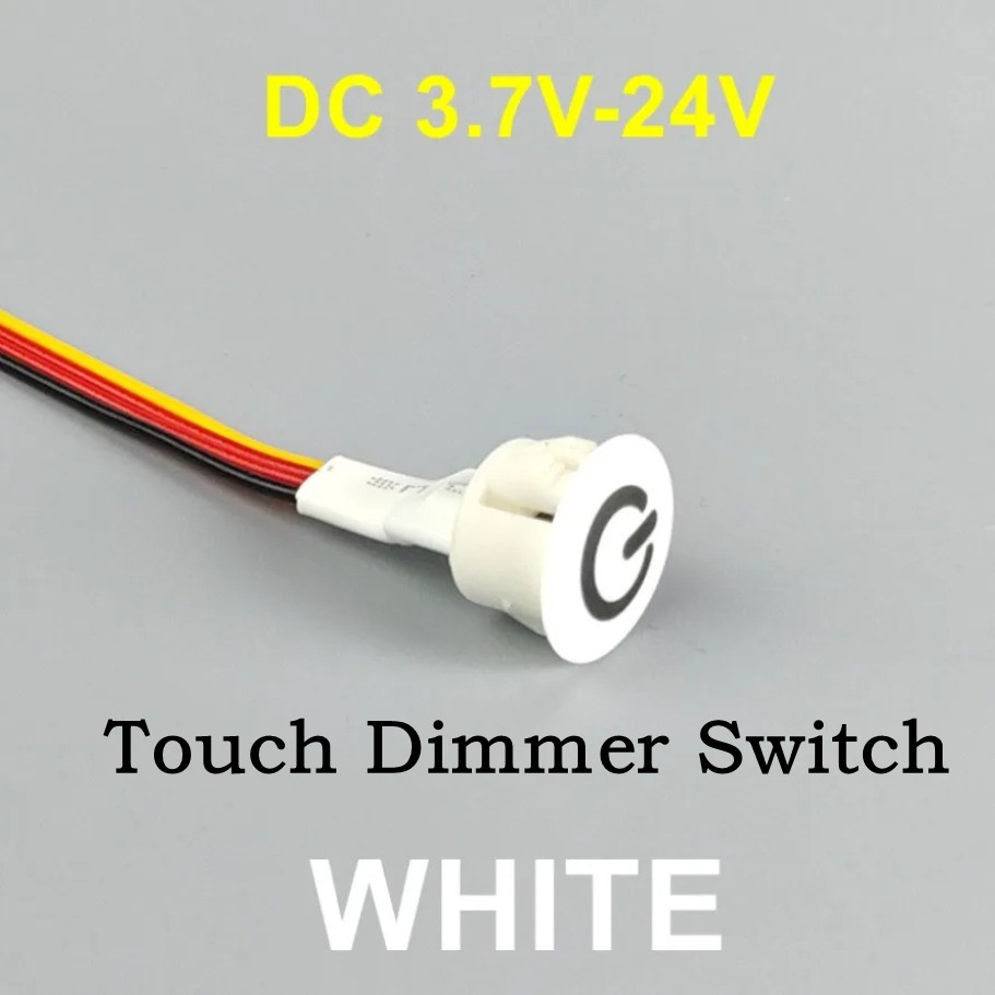 10/13/16mm Dimmable Touch Sensor Button Smart Home Switch Controller For DC5V 12V 24V Closet Corridor LED Strip Light Switch