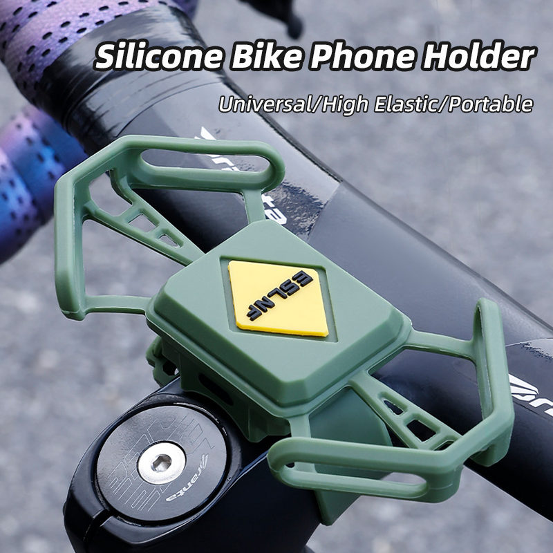High Elastic Silicone Scooter Phone Mount Quick Release MTB Cellphone Holder Electric Mobile Phone Bracket Bike Accessories