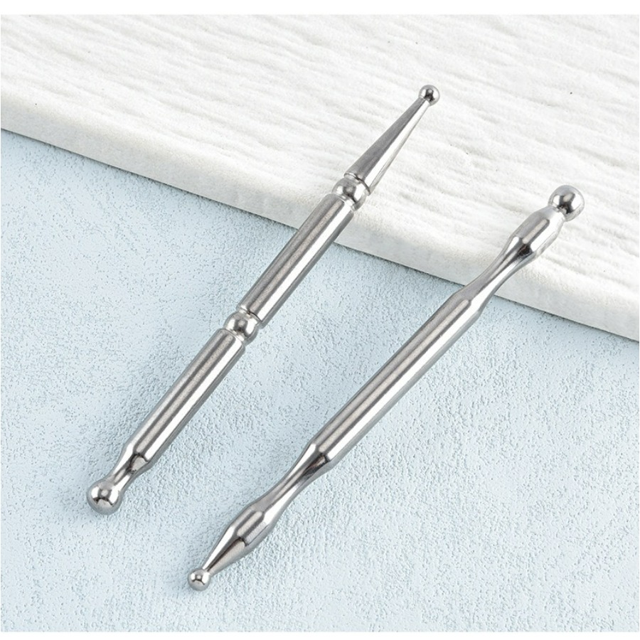 Stainless Steel Acupressure Pen, Trigger Point Massager for Deep Tissue Relief, Ergonomic Handheld Tool for Neck Back Arms