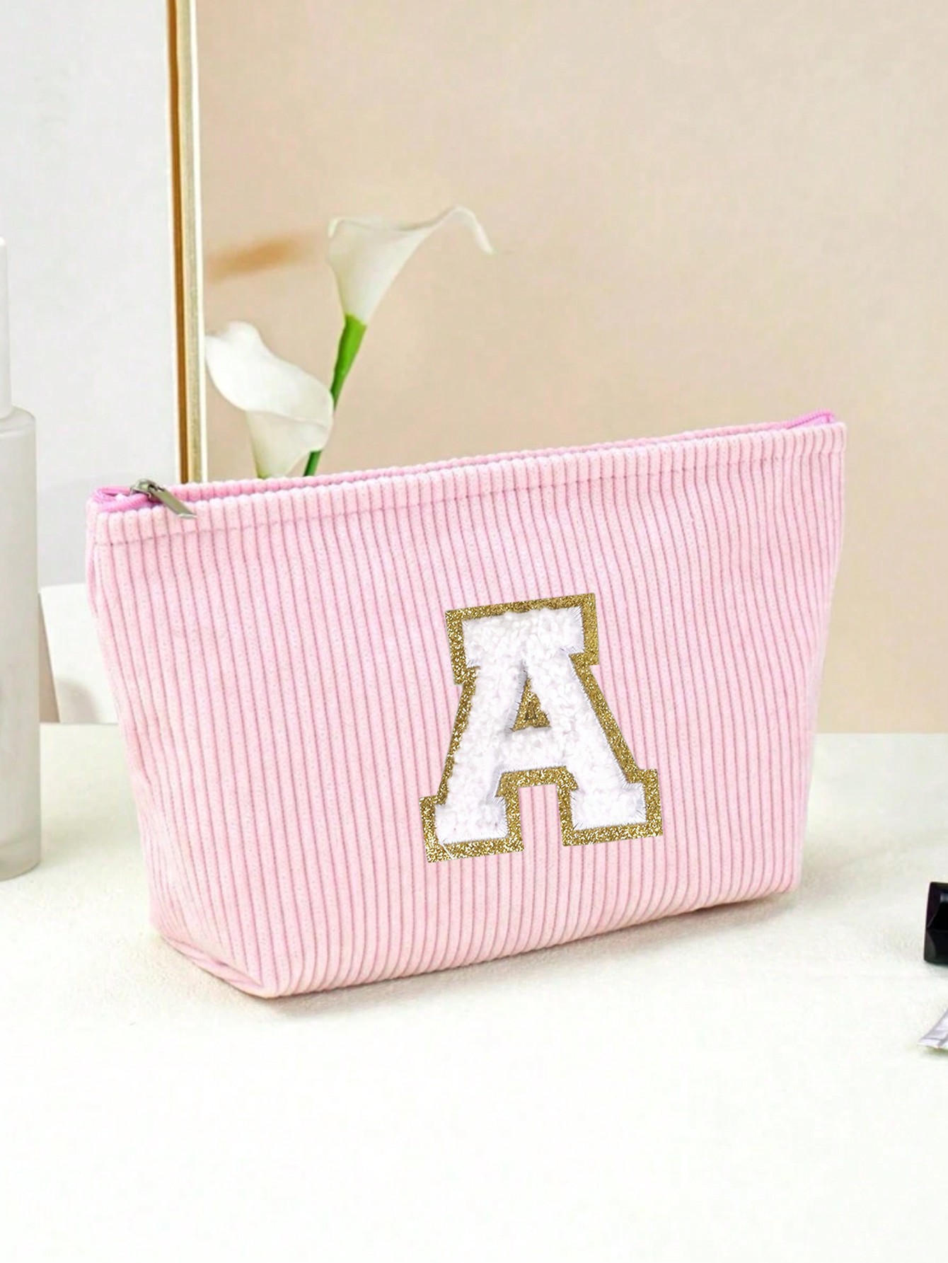 1pc Fashionable And Simple Portable Makeup And Cosmetic Tool Storage, Suitable For Women, Girls, And Travel, Home, And Daily Use