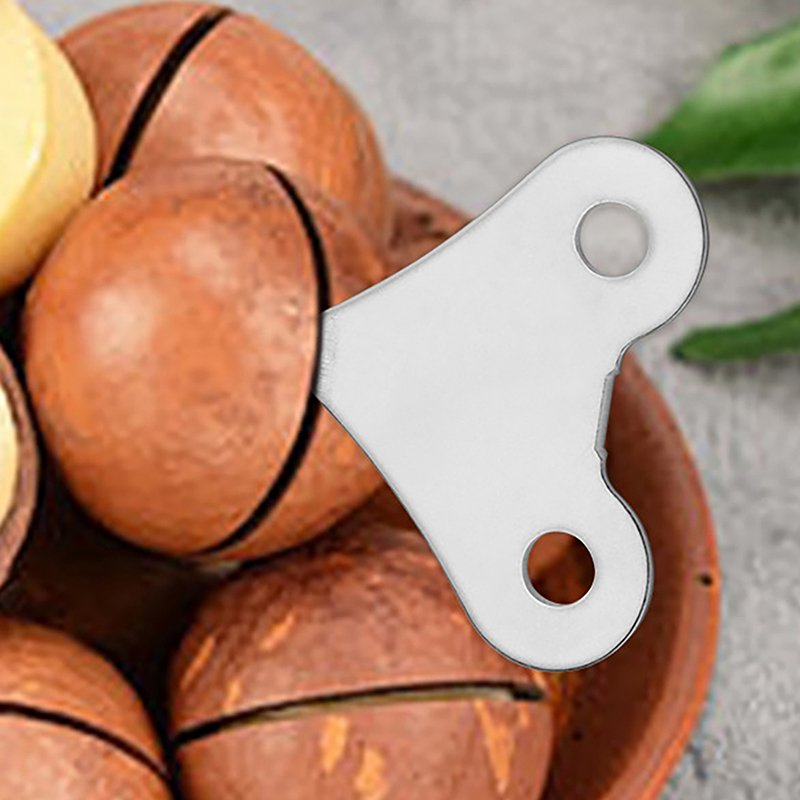 {MX} 10/20Pcs Portable Stainless Steel Nut Cracker For Macadamia Nut/Walnut/Almond/Pecan Practical Nut Shell Opener Small Tool pen gpt