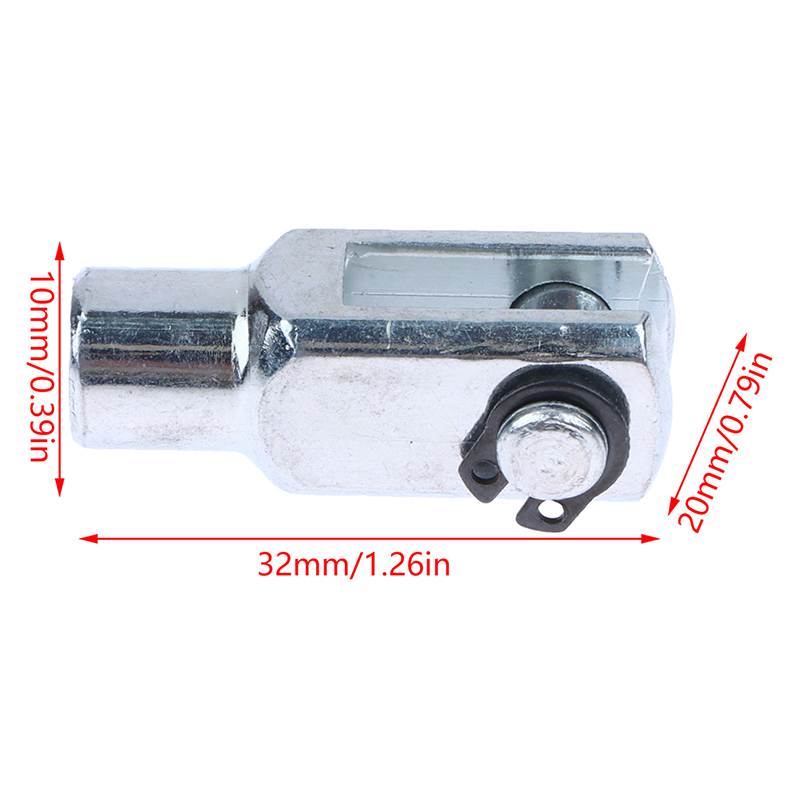 NEW SALE Metal Y-16 M6*1 Thread Pneumatic Cylinder Rod Piston Clevis Y Joint For 16mm Bore Mechanical Hardware