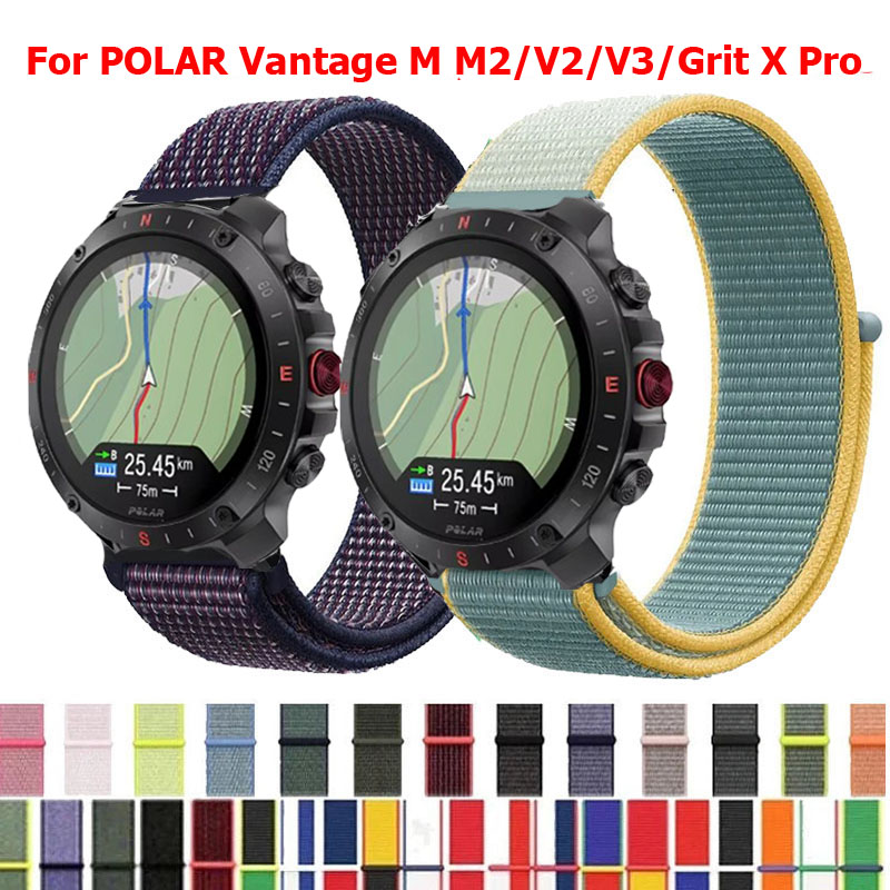22mm 20mm Nylon Loop For POLAR Vantage M M2/V2/V3 Band Strap For Polar Grit X Pro IGNITE 3 2 Unite Pacer Sport Bracelet Correa