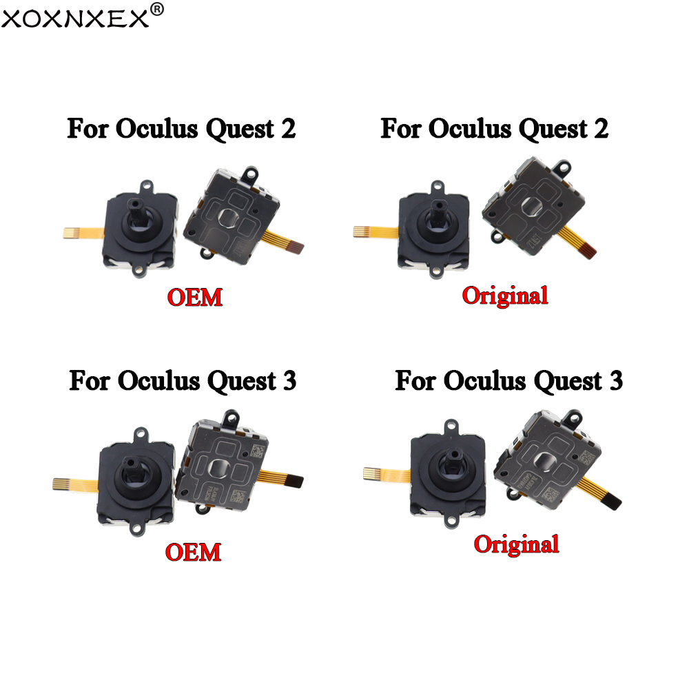 2/5/10pcFor OQ2 OQ3 3D Joystick Original For Oculus Quest 2 3 Joystick Meta Quest 3 VR Left and Right Remote Control Replacement