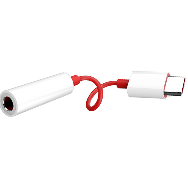 Original 10 9 8 7T Pro 7 9R 8T Nord 2 5G USB Type C To 3 5MM Headphone Jack Adapter Audio Aux Cable Phone Accessories