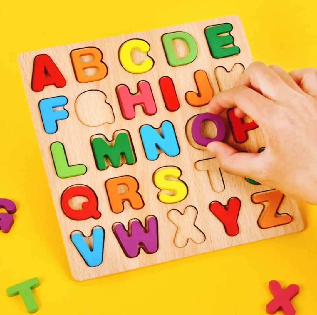 ABC Wooden Montessori 3D Puzzle For Kids
