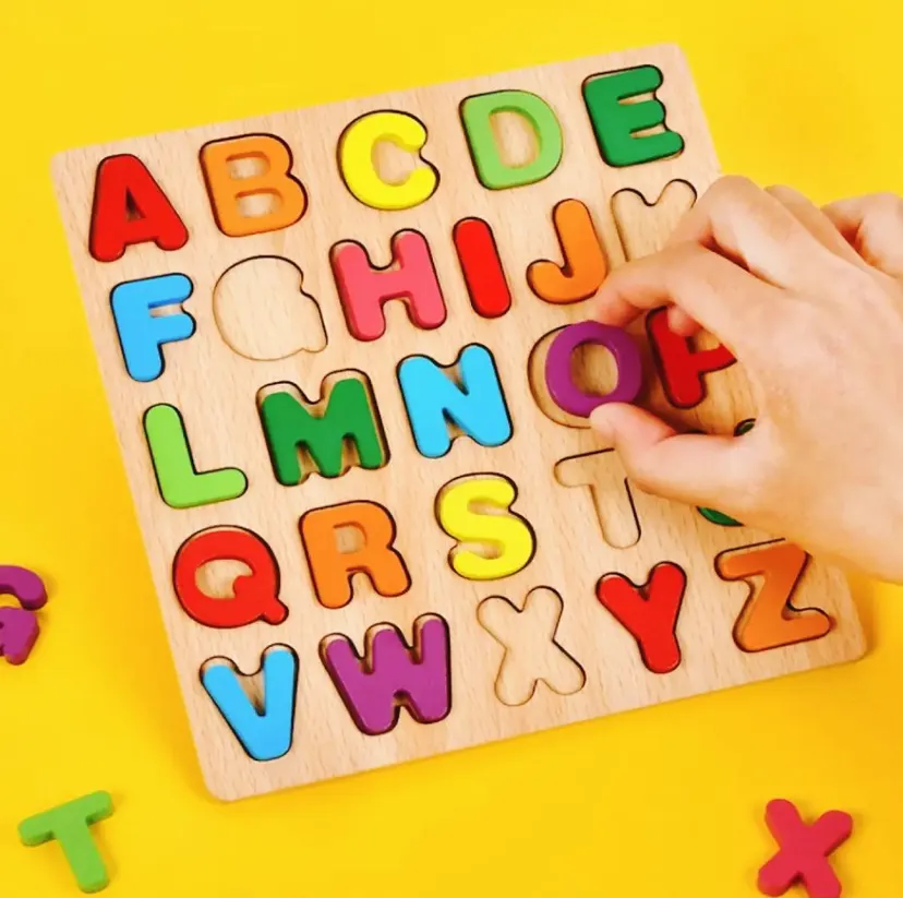 ABC Wooden Montessori 3D Puzzle For Kids