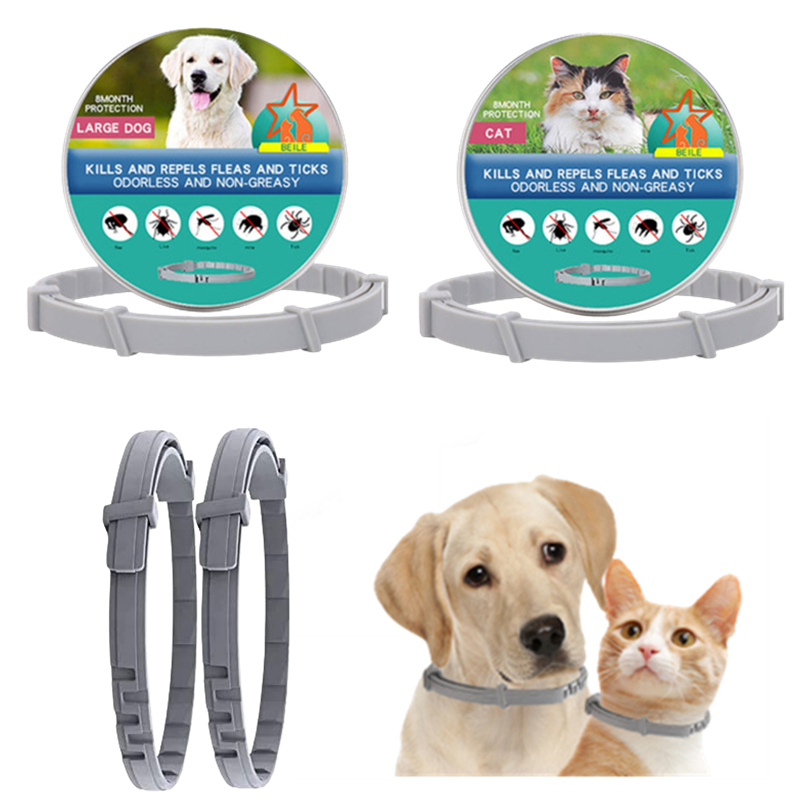 Extendable Pet Flea Collar Necklace Personalized Anti-Flea and Tick Big Dog Puppy Cat Anti-Flea Collar Ticks Dogs