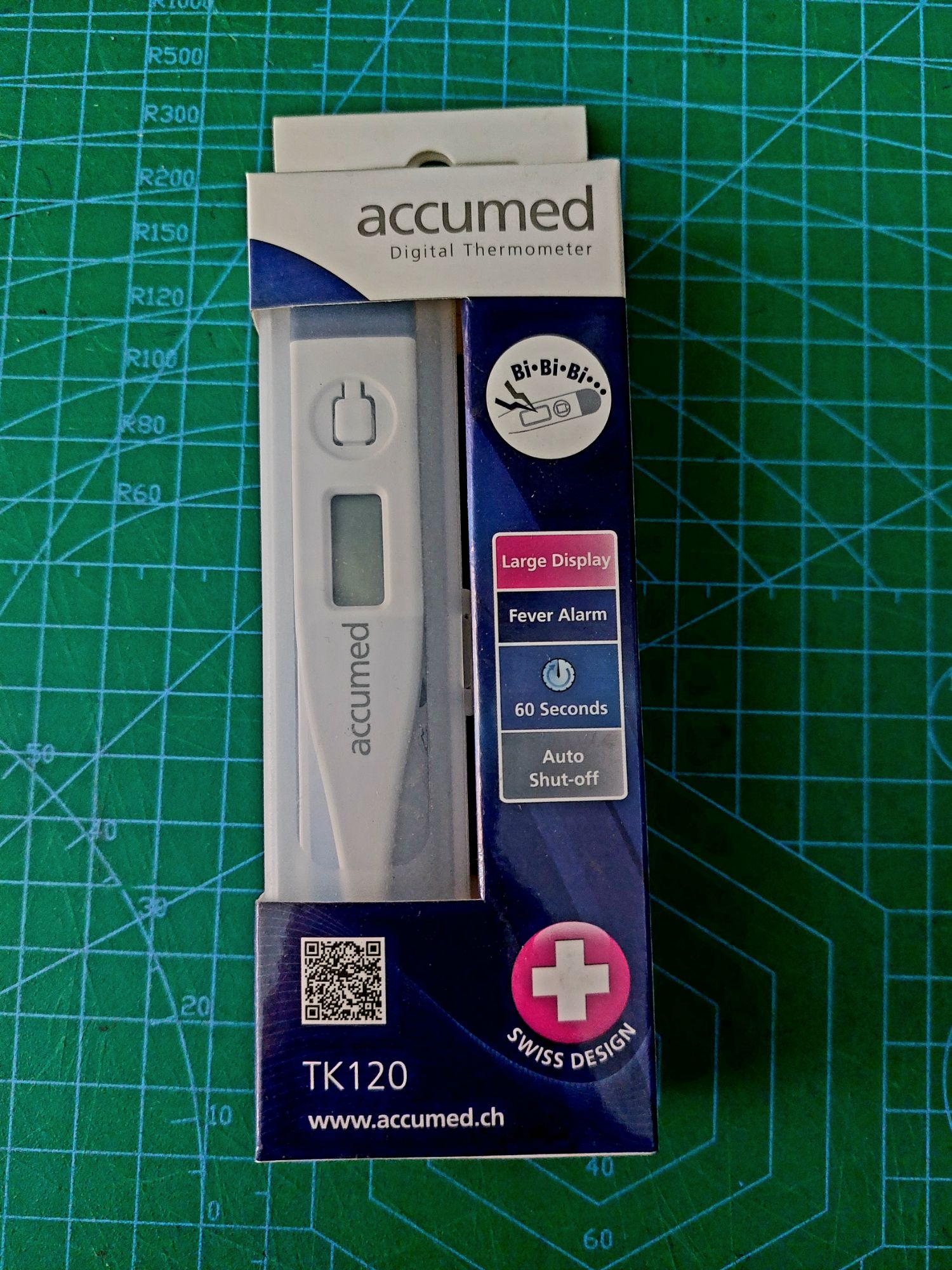 Accumed Branded Digital Thermometer Perfect Normal Home Use Fever Measurement (TK120)