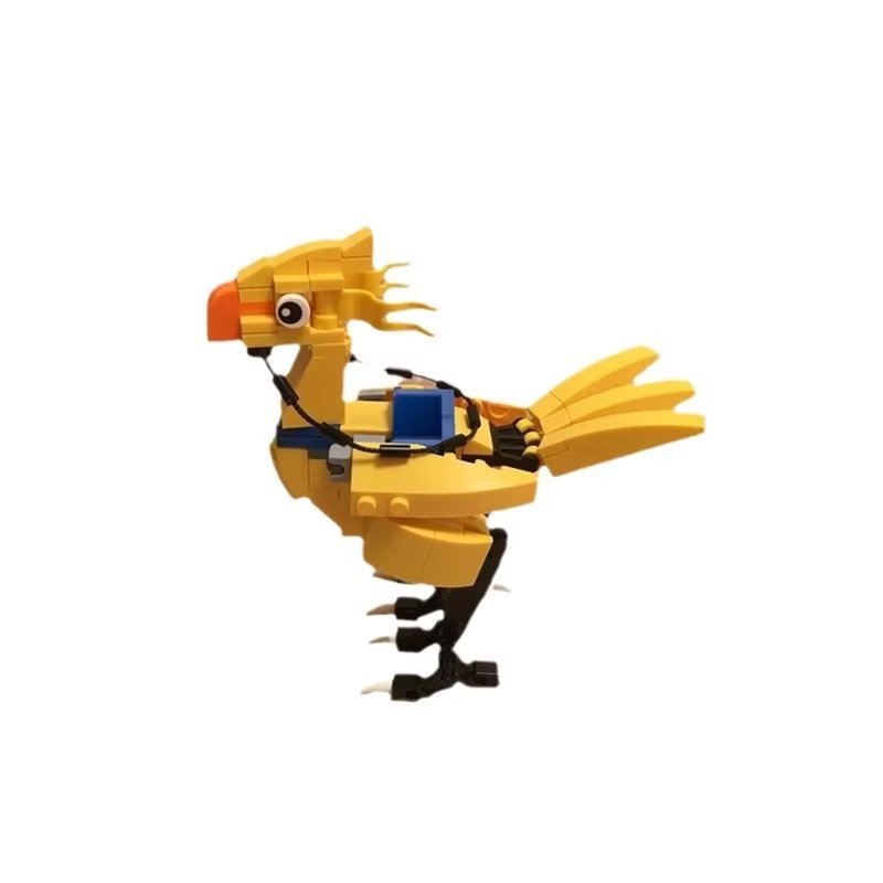 The New MOC Creative Poultry Animal Series Rooster Firebird Building Block Puzzle Decoration-A Perfect for Kids and Adults