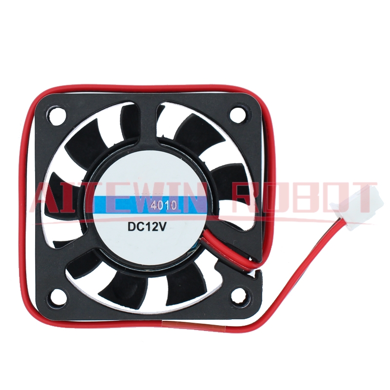 4010 DC 12V Computer CPU Cooler Mini Cooling Fan 40*40*10mm Turbo Exhaust Fan for Ender 3 CR10 3D Printer