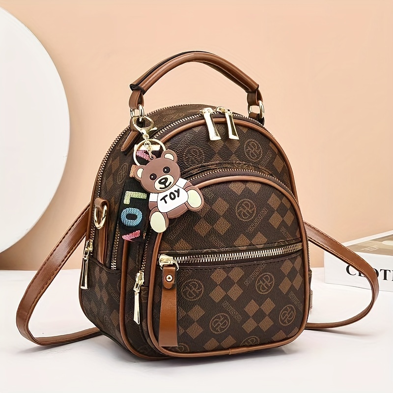 Fashion Trend Women's Backpack Soft Leather Women School Bag Girls Luxury Designer Female Shoulder Bags Sac A Dos High Quality