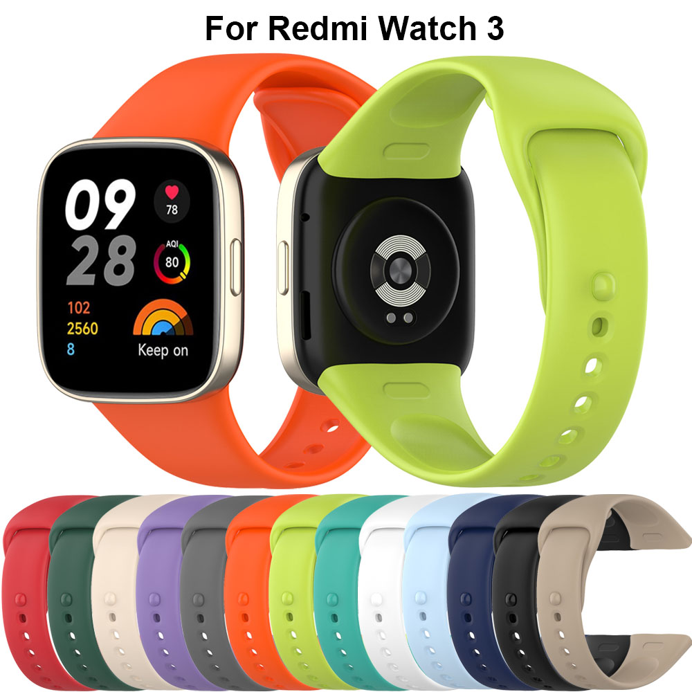Original Silicone Strap For Redmi watch 3 Active WristBand For Watch 3 Lite Bracelet Watchband Sport Replaceable Straps
