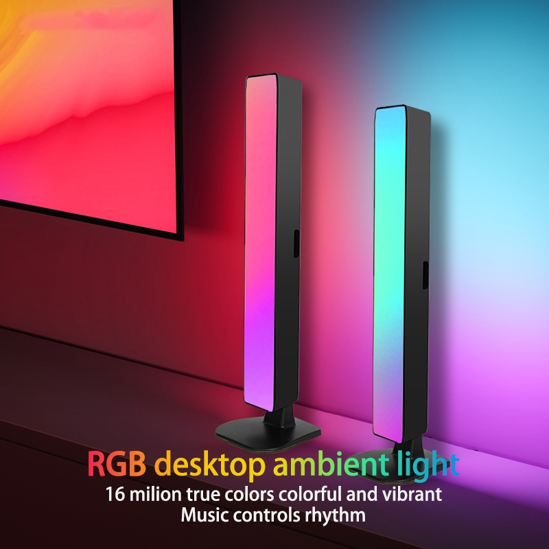 LED Esports light Smart Wifi Tuya RGB Gaming Light Music Rhythm Sound Pickup Holiday Atmosphere Light Room Desktop Decor lamp lightify