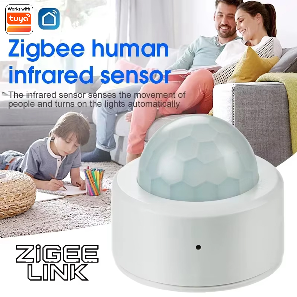 Tuya ZigBee/WiFi PIR Motion Sensor Wireless Infrared Detector Security Burglar Alarm Smart Life APP Control Compatible