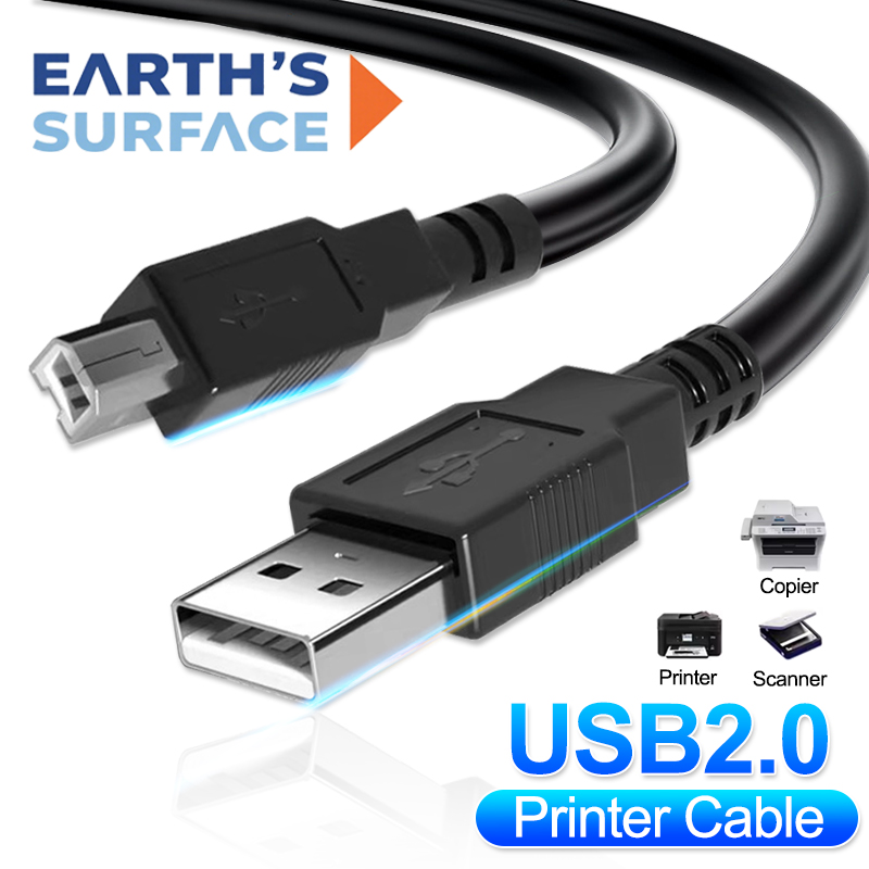 USB Type C to USB Type B 2.0 Cable for New MacBook Pro Brother Epson Printer Type C Printer Scanner Cables