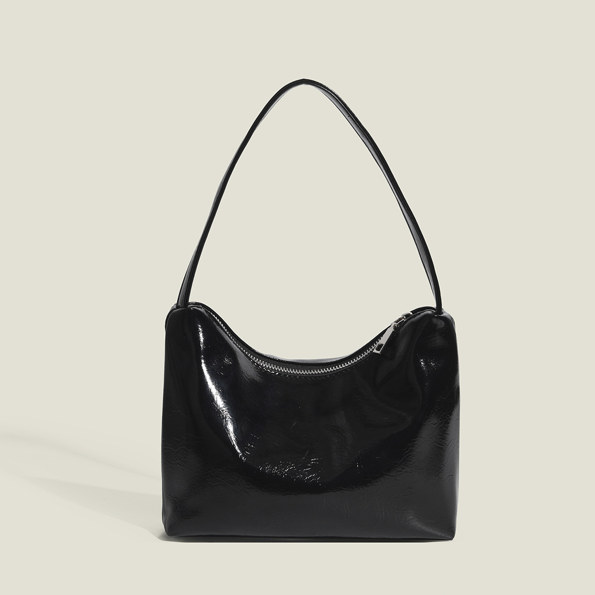 2026 Fashion Luxury Brand Women's Shoulder Bag High Quality Leather Tote Bag Waterproof Armpit Bag Solid Color Women's Handbag