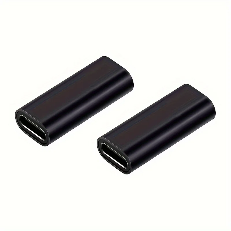 USB-C Female To Female TYPE-C Connector High Speed Convert Extension Coupler Converte, Black Color