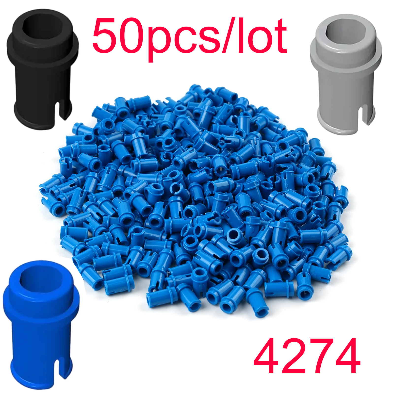 50pcs 4274 Pin 1/2 Bricks Collections Bulk Modular Toys For Technical MOC Bricks Set Compatible Gifts DIY Buildings Blocks