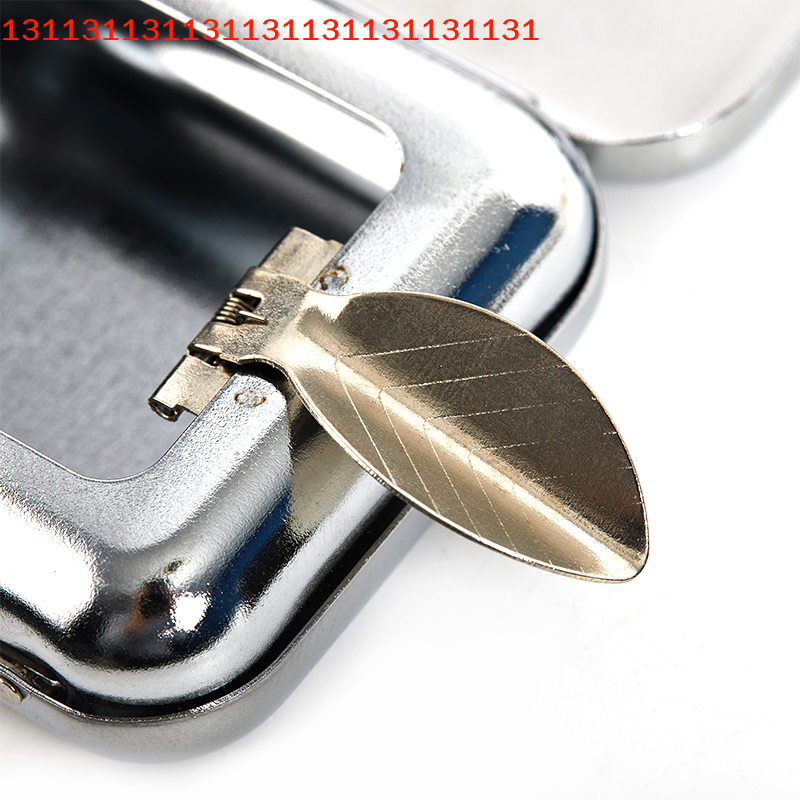 Small Stainless Steel Square Pocket Ashtray metal Ash Tray Pocket Ashtrays With Lids Portable Ashtray