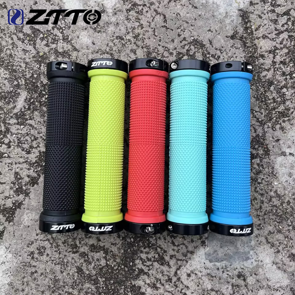 ZTTO 1 Pair MTB Road Cycling Lockable Handle Grip Anti slip Grips for Folding Bike Handlebar bicycle parts AG-16 Alloy +