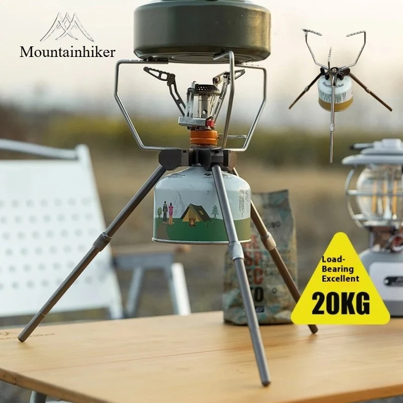 MOUNTAINHIKER Tripod Bracket Outdoor Camping Multifunctional Stove Extension Bracket, Multifunctional Portable Stove Head