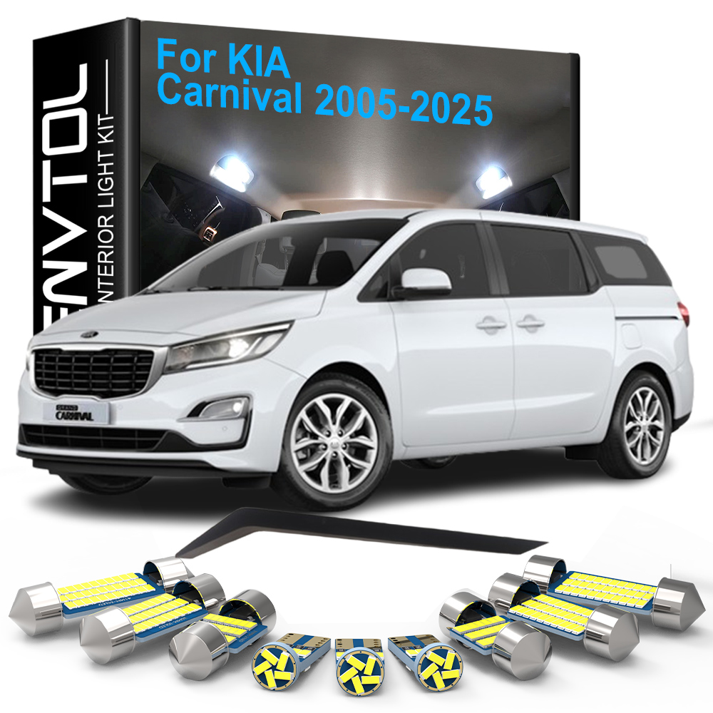 Car Accessories LED Interior Light Canbus For KIA Carnival 2005-2013 2014 2015 2016 2017 2018 2019 2020 2021 2022 2023 2024 2025
