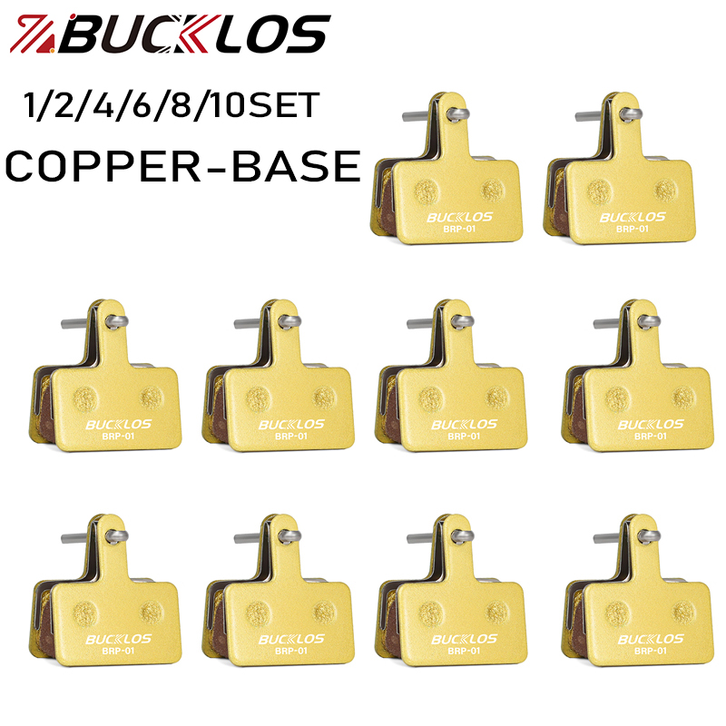 BUCKLOS Multi-Metallic Bicycle Brake Pads Wear Resistant Bike Hydraulic Disc Brake Pad Road Mtb Brake Pad for B01S B03S B05S
