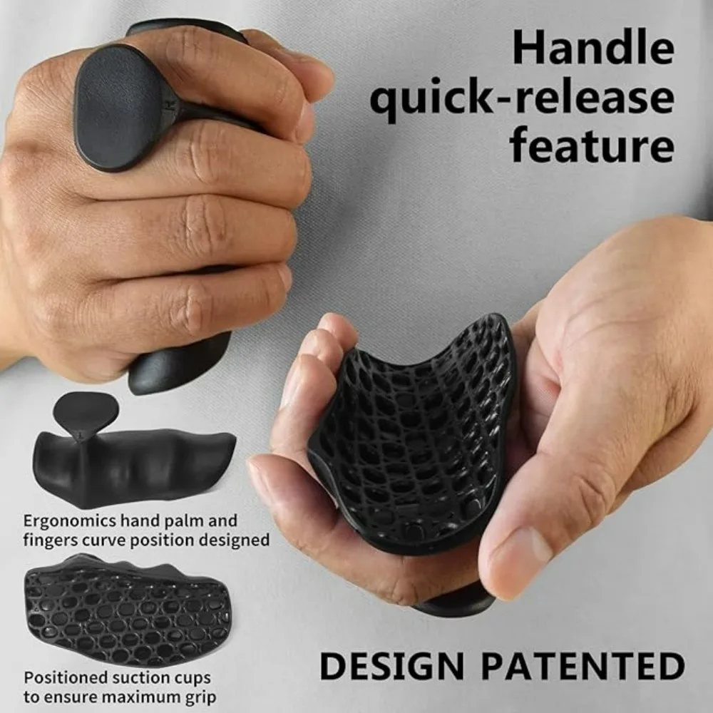 Silicone Hand Grip Strengthener Anti Slip Palm Protection Pad Portable Dumbbell Weight Lifting Hand Trainer Fitness Accessories