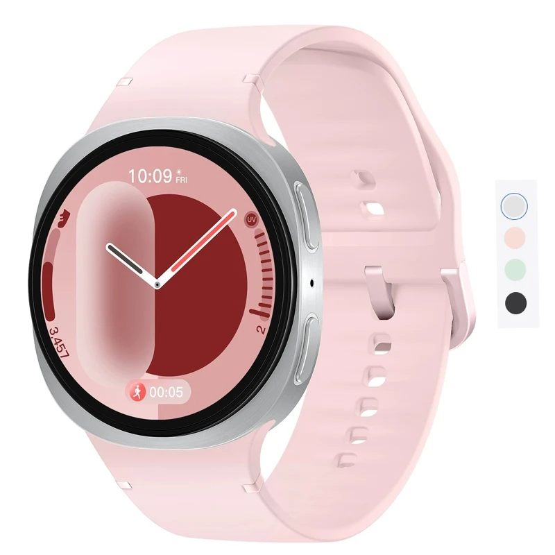 Official Silicone Strap for Samsung Galaxy Watch 8 Classic Accessories Original Breathable Wristband Galaxy Watch 8 40mm 44mm