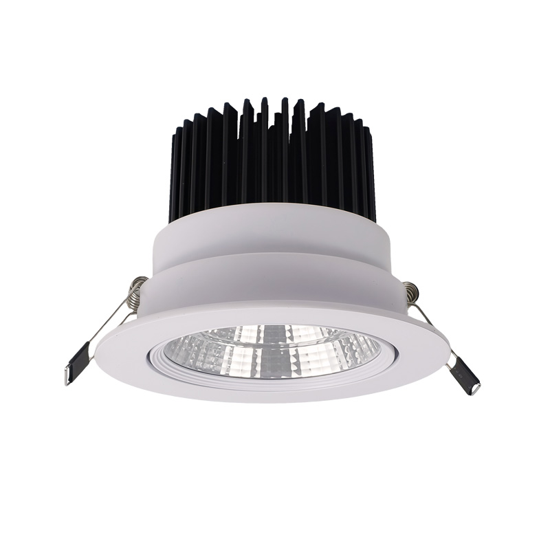 COB LED Downlight Spot Light 3W 5W 7W 10W Dimmable 220V Black Silver White Finish