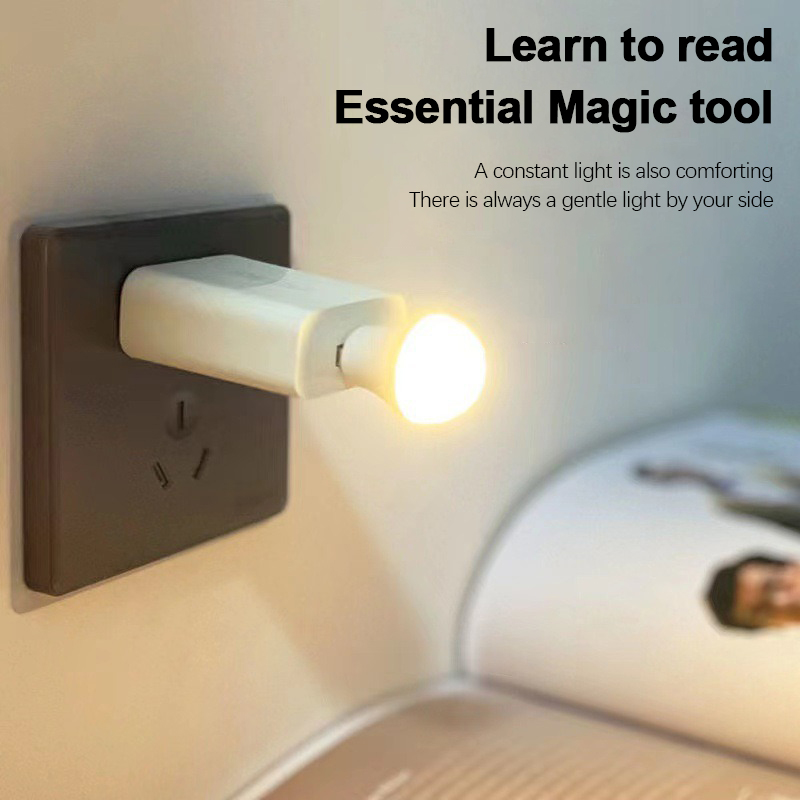 1/5pcs Mini LED Night Light USB Bedside Light Bedroom Dimmable Night Feeding Lamp USB Portable Children's room Lighting Fixtures