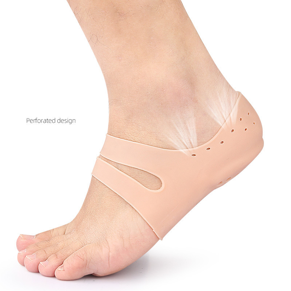1 Pair Heel Protectors Cups with Arch Support for Plantar Fasciitis, Heel Cups for Women Men Heels Spur Pain Relief Heel Inserts