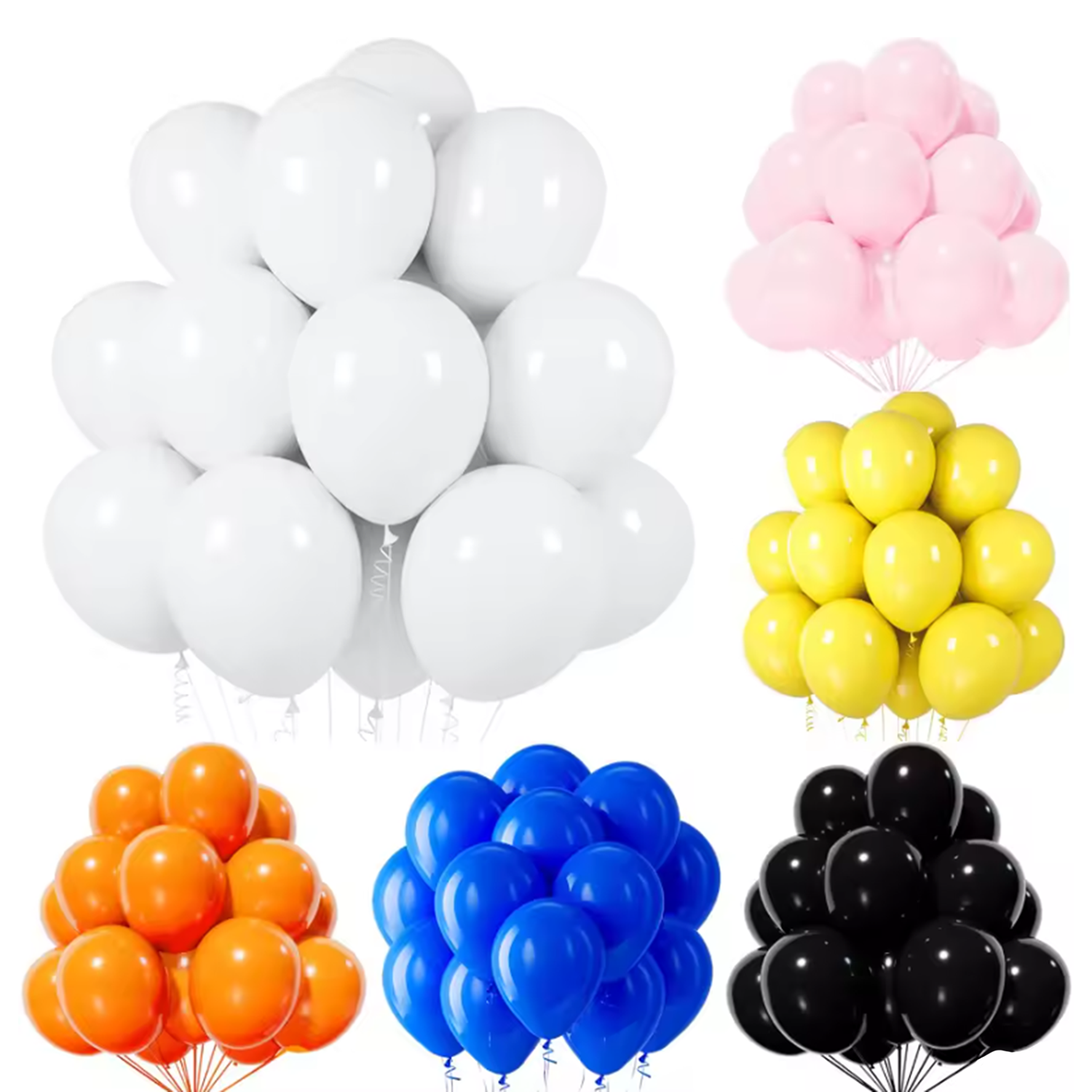 5-100pcs/Pack 12inch Black Latex Balloon for Wedding Birthday Party Engagement Anniversary Decoration Supplies Favor