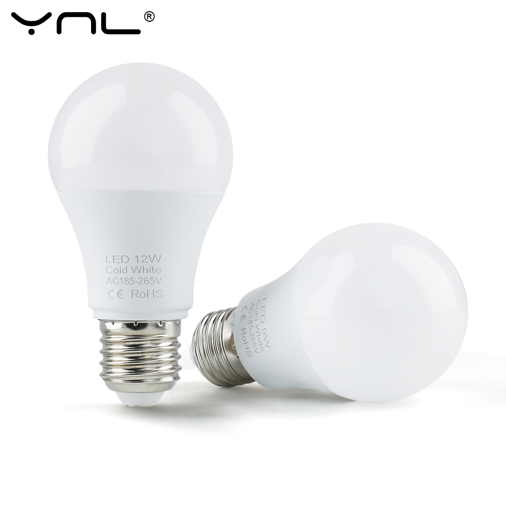 3W 6W 9W 12W 15W 18W LED Bulb Lamps E27 Lampada LED Light Bulb AC 220V-240V Smart IC High Brightness Bombilla Lamp Spotlight lightify